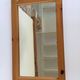 Miroir mural pin massif vintage