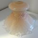 Old vintage opaline pink light orange shade