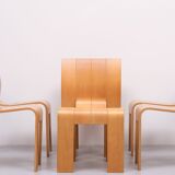6 Gijs Bakker Strip Chairs for castelyn 1970s
