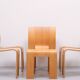 6 Gijs Bakker Strip Chairs for castelyn 1970s