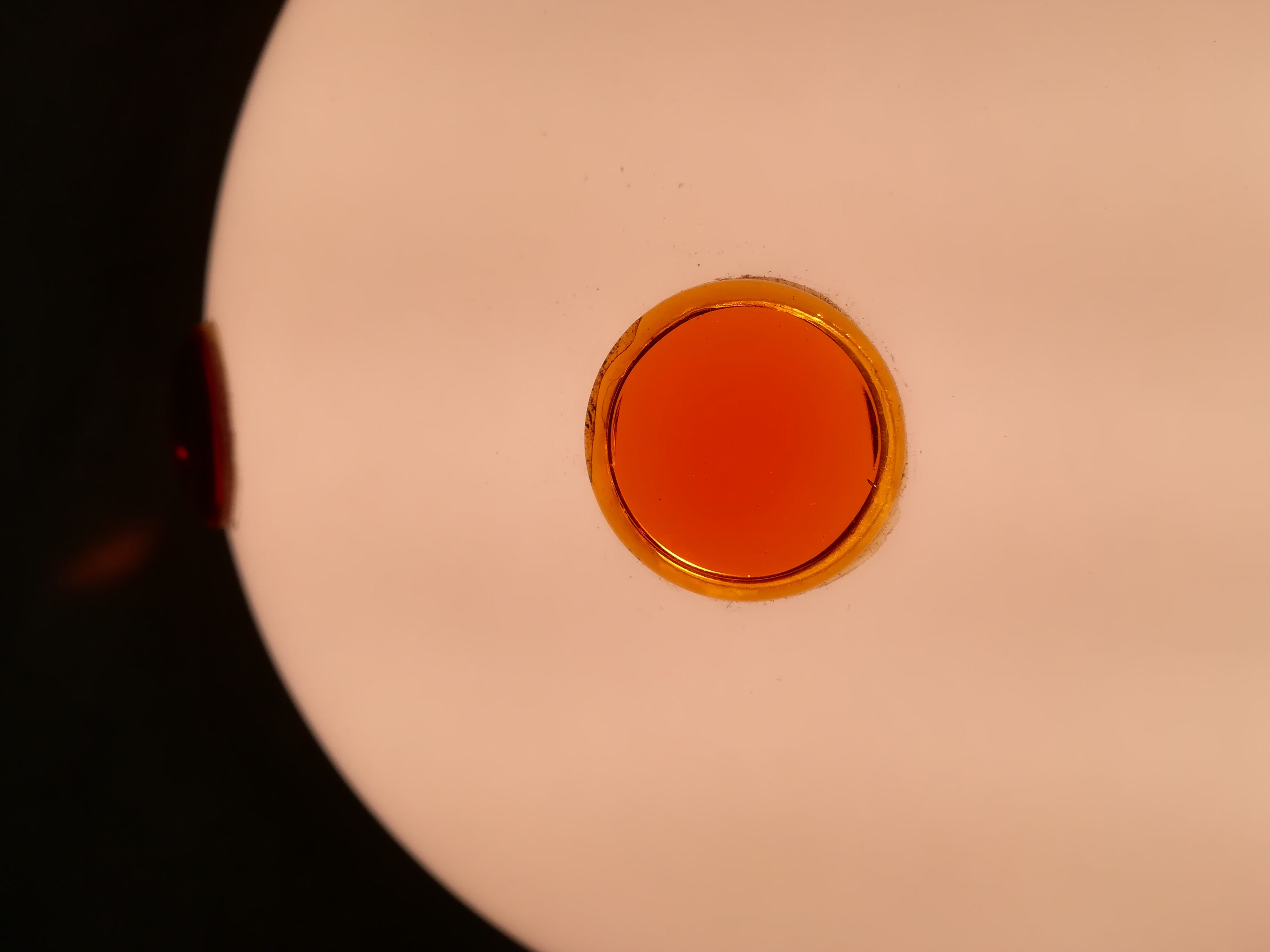 Pendant lamp ball in opaline