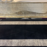 Coffee table brass and silver