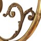 Pair of Napoleon III style brass and opaline wall lights