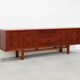 Brutalist oak sideboard, Belgium, 1970s