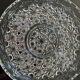 Crystal serving dish
