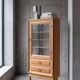 Brutalist Oak Corner Cabinet attributed to Henning Kjærnulf, Denmark, 1960s