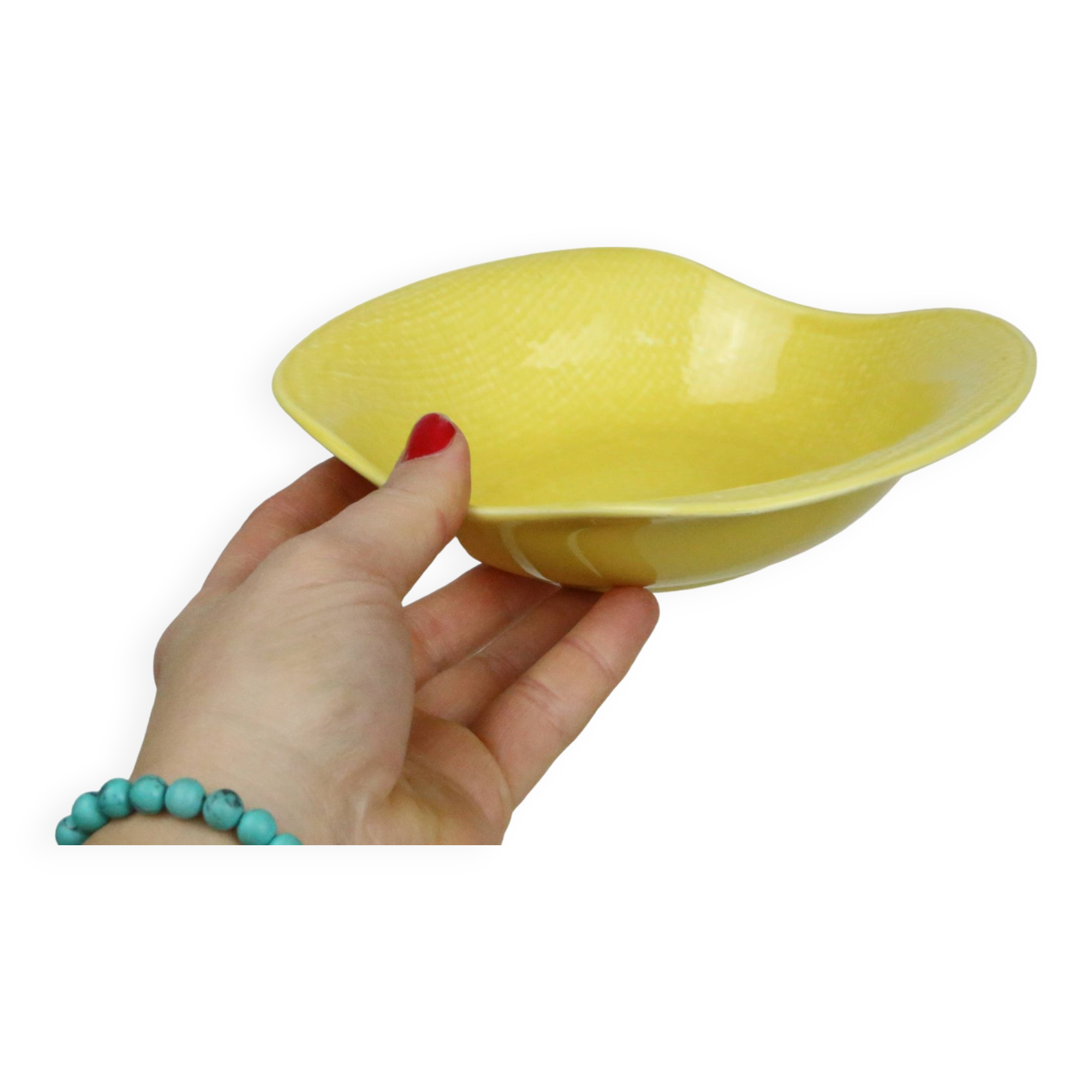 Salins ceramic bowl, 70', French manufacture
