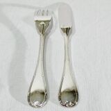 Christofle - 12 Silver-plated Fish Cutlery Sets, Ruban model