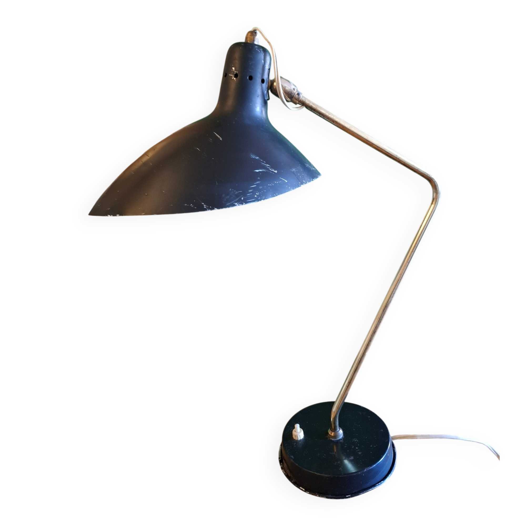 1950s lamp by Jean Boris Lacroix