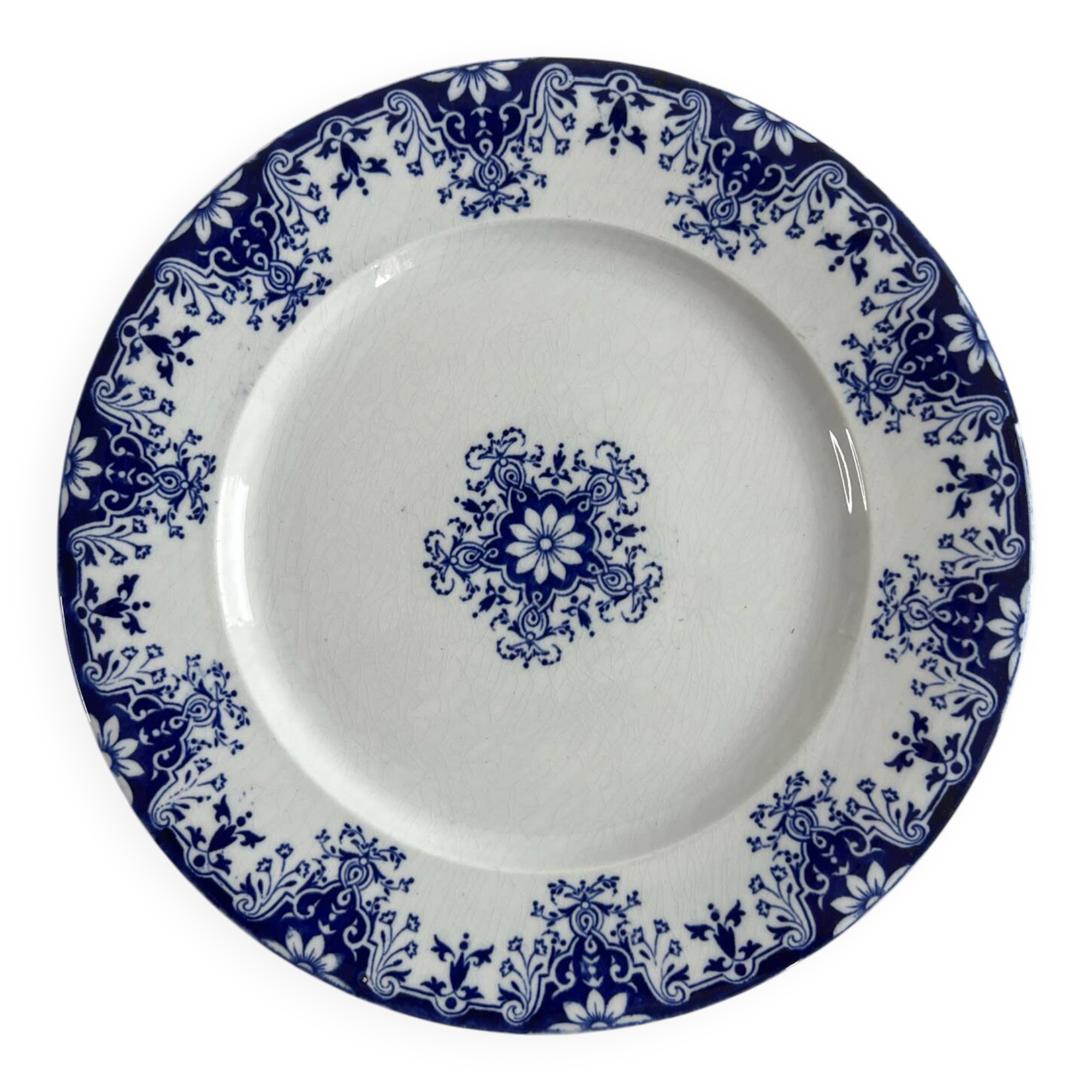 J. Vieillard Bordeaux flat plate 25cm, Rouen (2 units available)