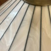 Suspension style Tiffany vintage, opal glass lampshade Ø45cm