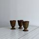 Lot de 3 petits mugs en céramique émaillée