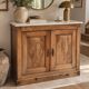 Buffet ancien avec plateau en marbre