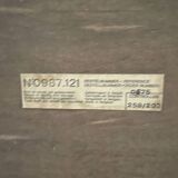 Oval mirror 1970s Deknudt