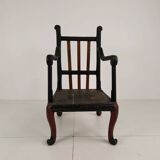 Fauteuil anglais de style chinoiserie vers 1900