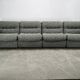 1970s Czechoslovak Space Age Four-Piece Sculptural Modular Sofa