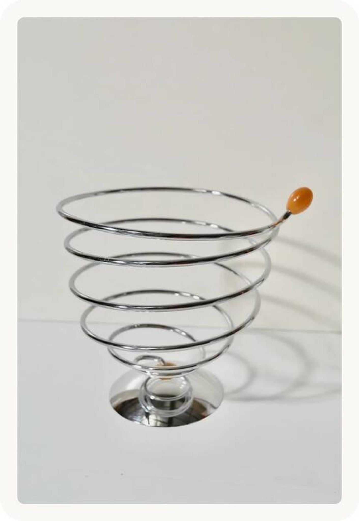 Vintage Spiral Fruit Bowl “Flashdue Italy” 80's - Italian Design