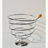 Vintage Spiral Fruit Bowl “Flashdue Italy” 80's - Italian Design