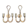 Attributed to Ciani Florence - Brutalist wall sconces - Hammered bronze