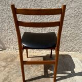 Set of 4 Scandinavian style teak chairs