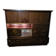 Large lacquered wooden sideboard from the 80s