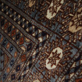 Traditional Hand Made Blue Wool Area Rug- 124x180cm