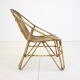 1960s Alan Fuchs Rattan Lounge Chair by Uluv, Czechoslovakia