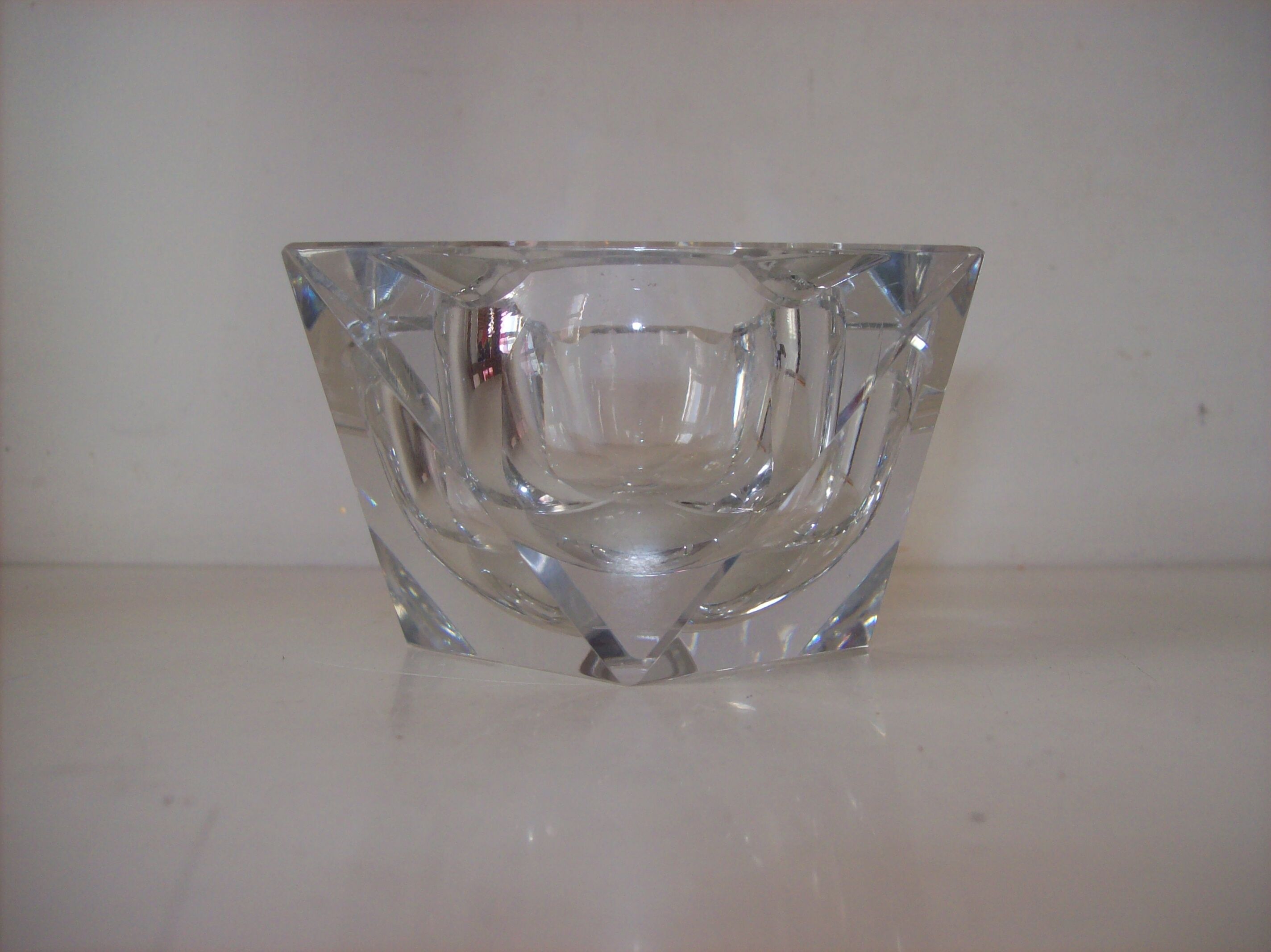 Saint Louis crystal ashtray