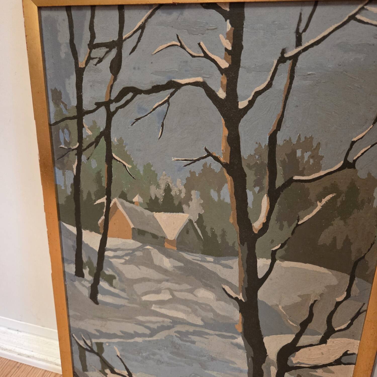 Paire de tableaux de montagne