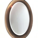 Mirror crystal beveled double shade
