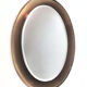 Mirror crystal beveled double shade