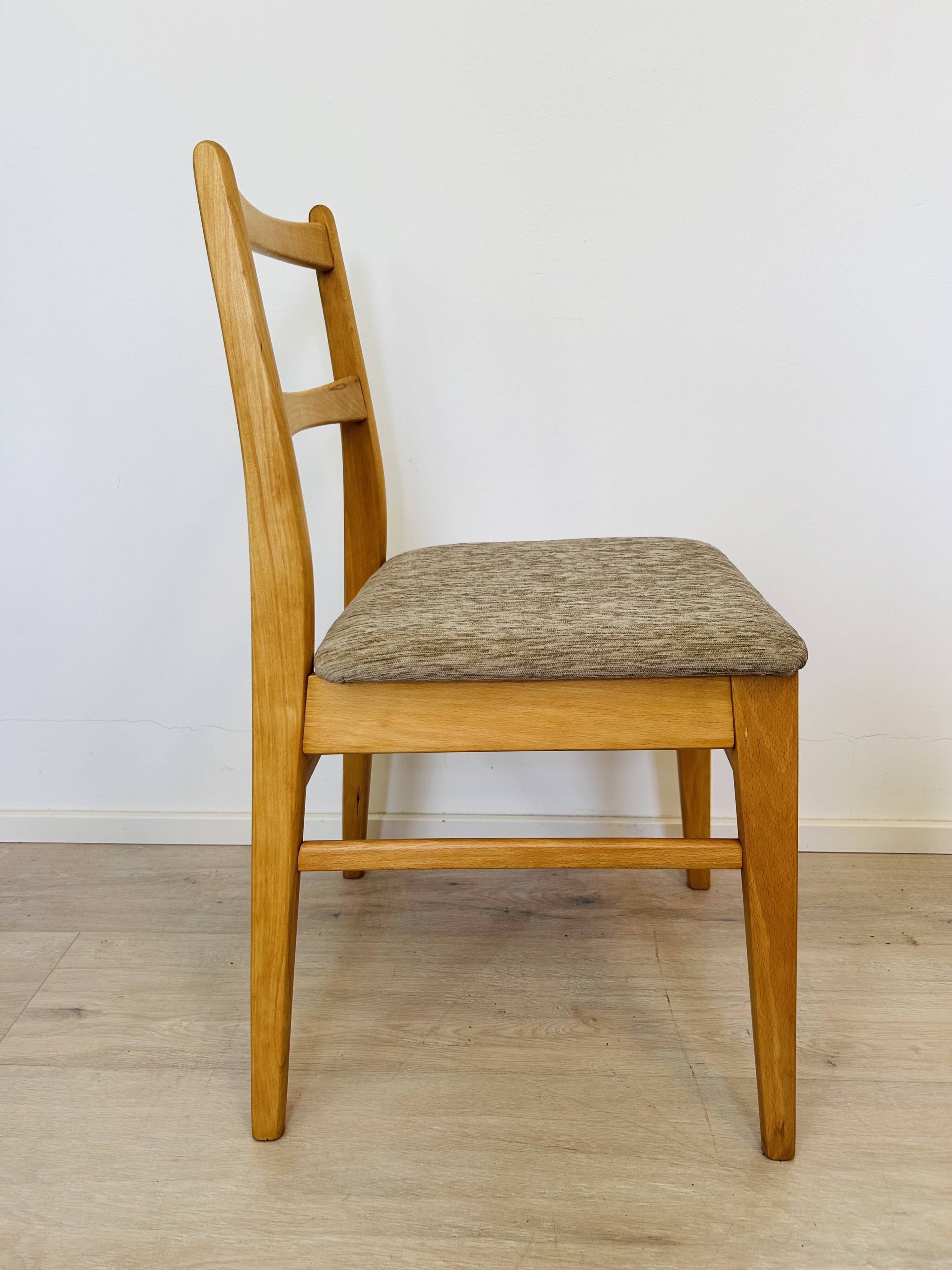 Mid Century Dining Chairs from Czechoslovakia 1970's Set of 4