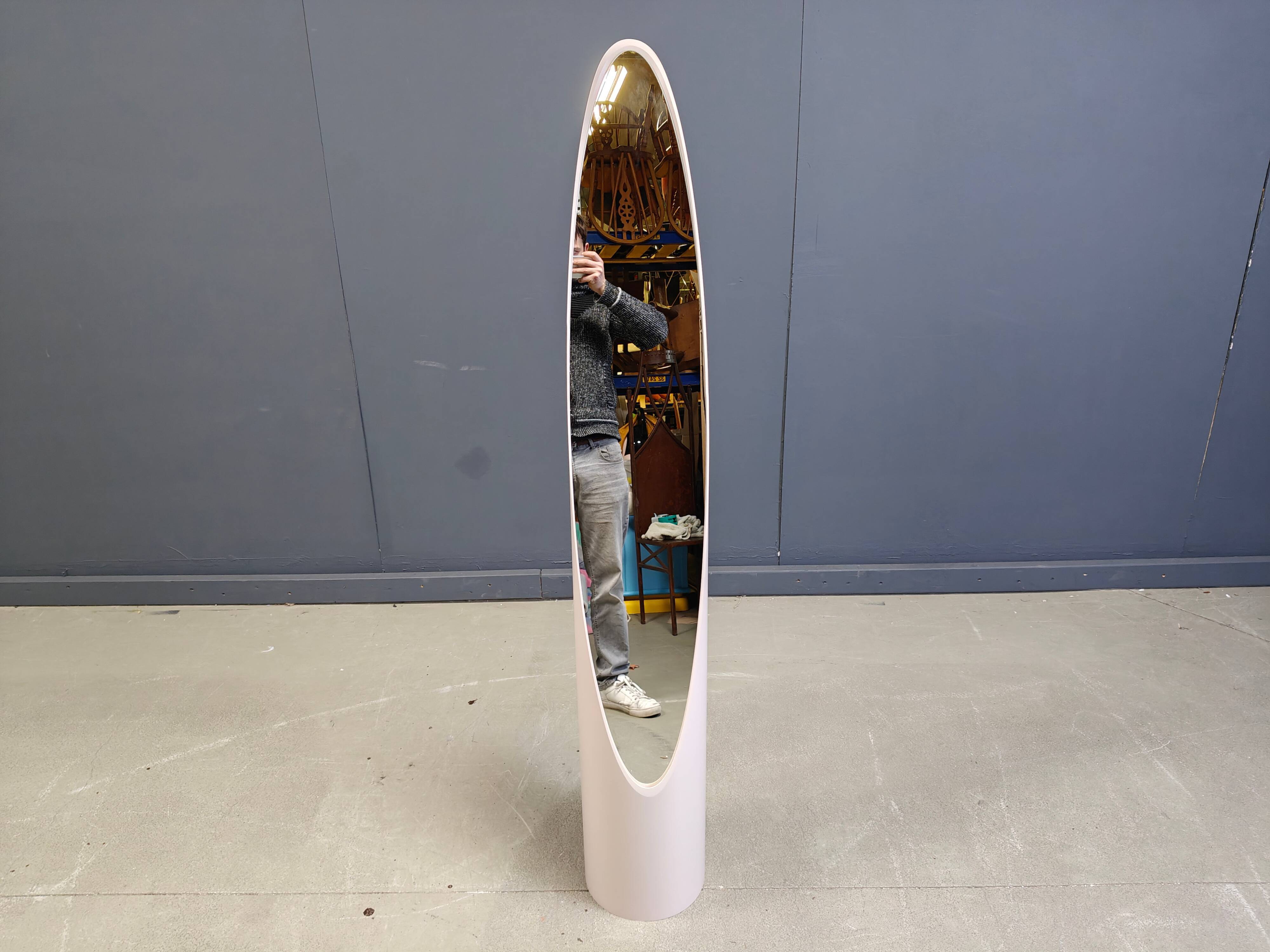 Unghia mirror by Rodolfo Bonetto, Italy 1970s