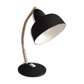 Lampe de bureau cocotte noire et dorée