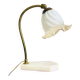 Lampe de table réglable avec base en marbre