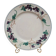 Old Gien plate with purple floral decoration, ironstone, country style.