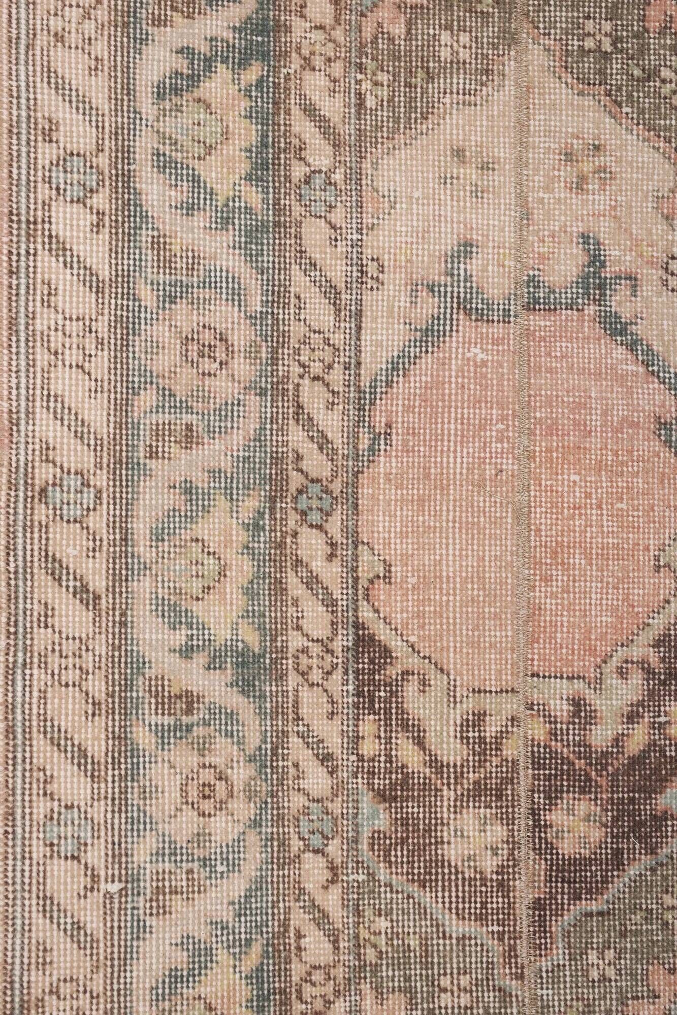 Vintage Turkish hallway rug 70x673 cm