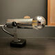 Paire d’appliques vintage orientable, chrome, italie 1970