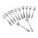 Set of 12 silver-plated oyster forks