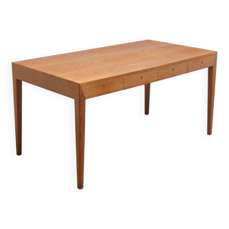 Freestanding 'Model 36' desk in oak by Severin Hansen for Haslev, 1958