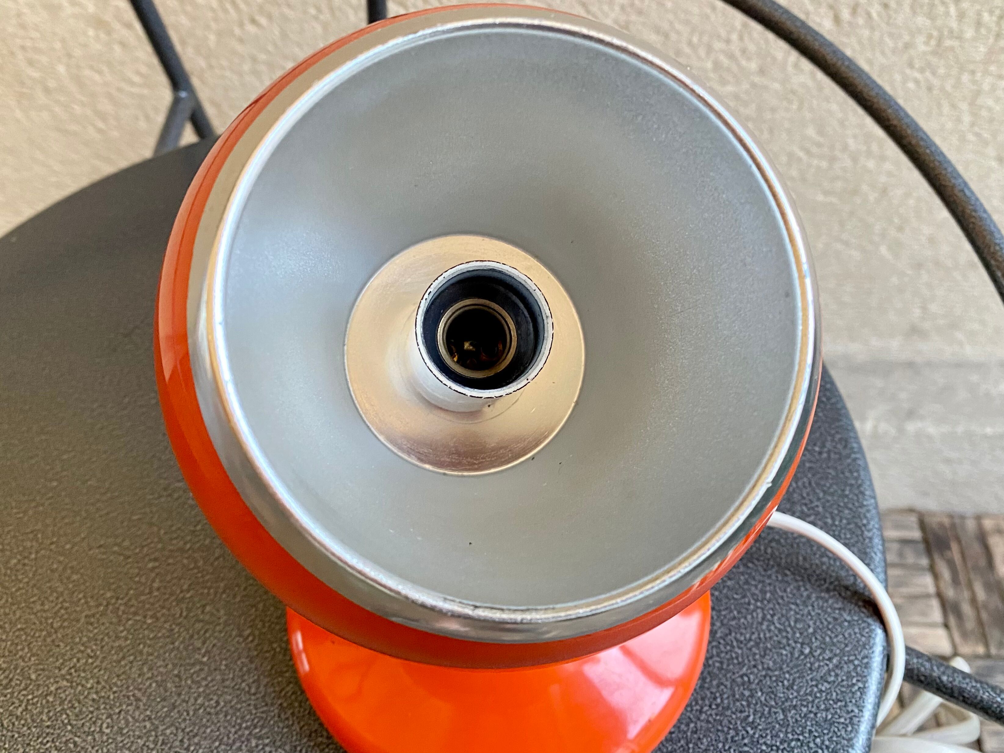 Magnetic eyeball lamp Luci italy vintage design 70s original
