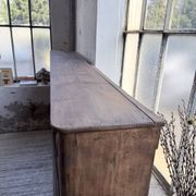 XXL industrial sideboard with glass doors