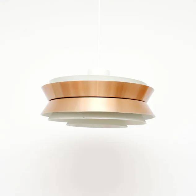 Copper Trava lamp, design by C. Thore, Sweden 1963