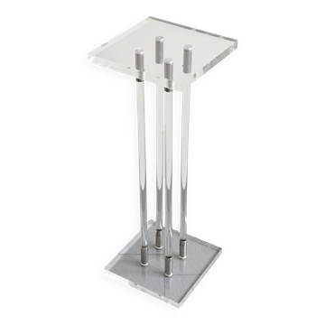 Sellette vintage 1970 en plexiglas