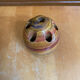Vintage Hard Stone Onyx Egg Flower Holder