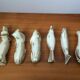 Lot de 6 porte couteaux animaliers en porcelaine de Limoges