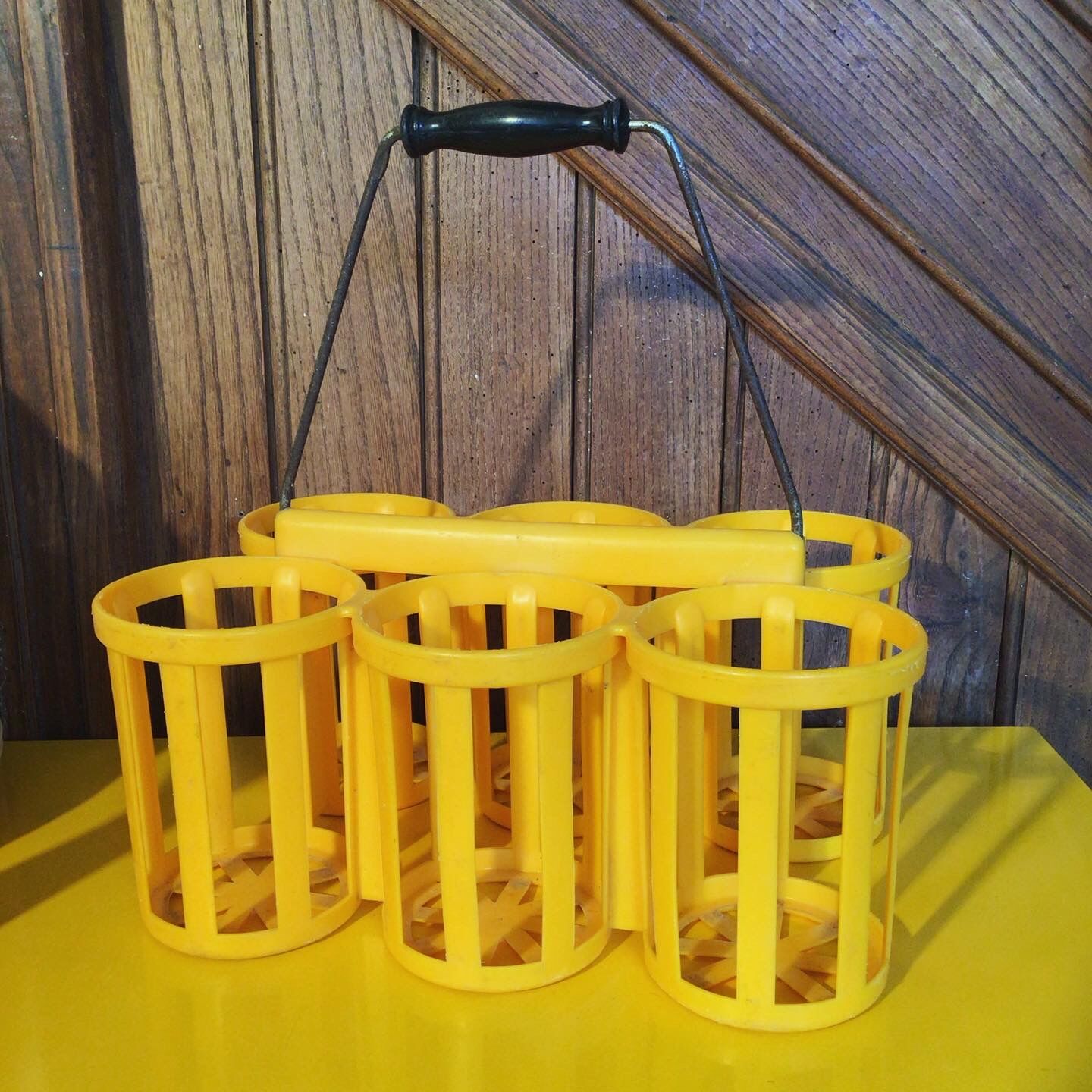 Orange bottle holder