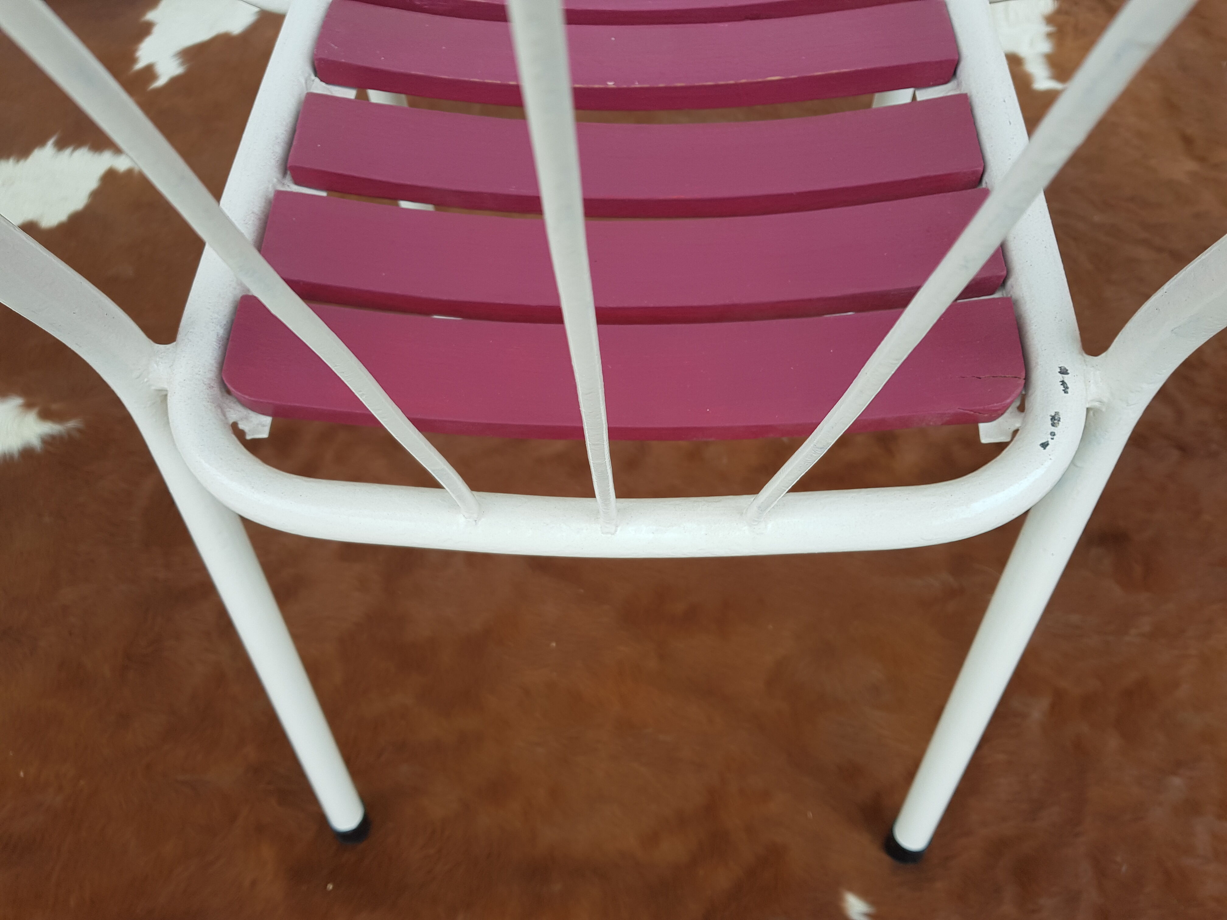 Ancient 1950s garden chairs