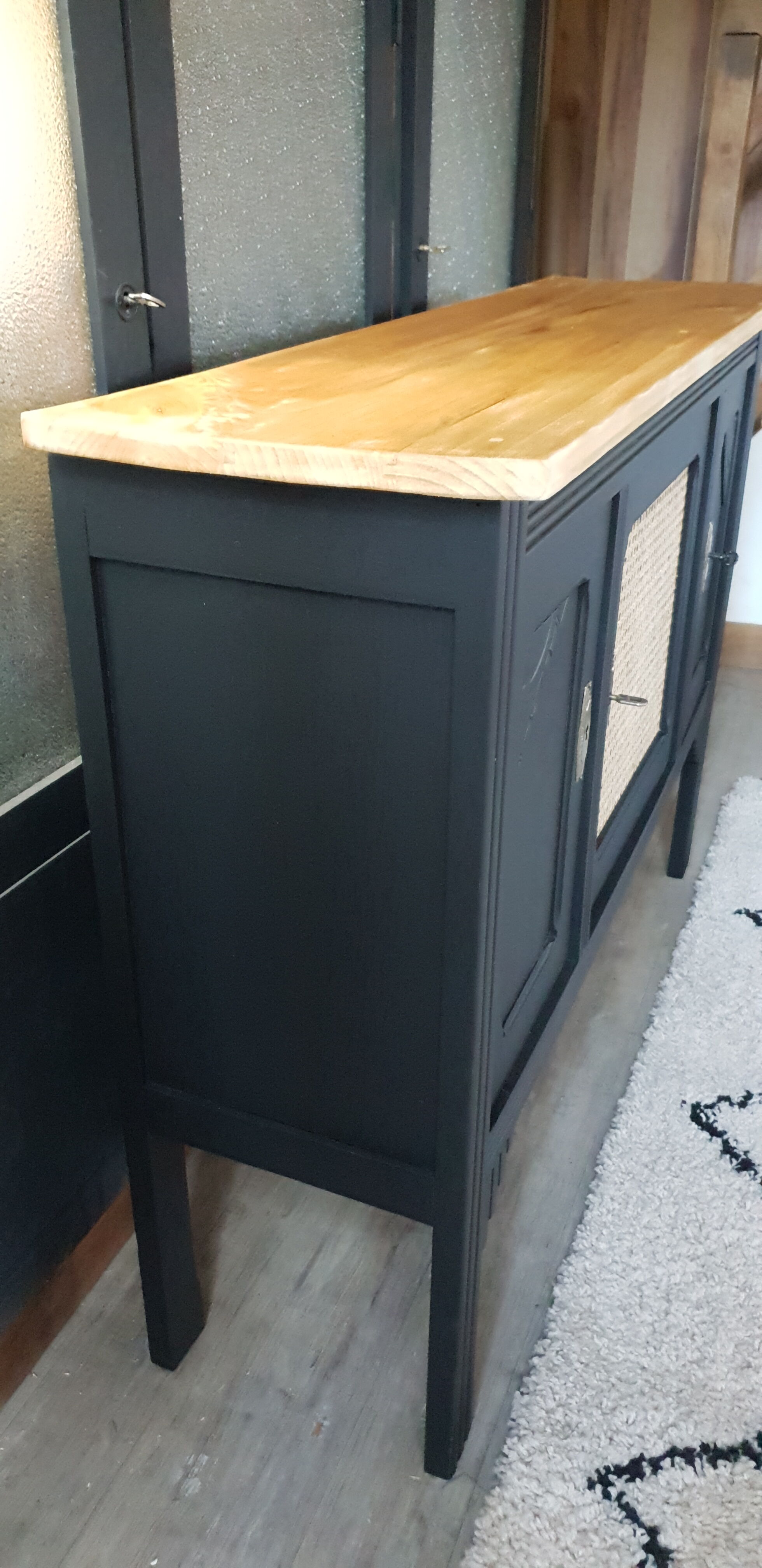 Black sideboard and canning