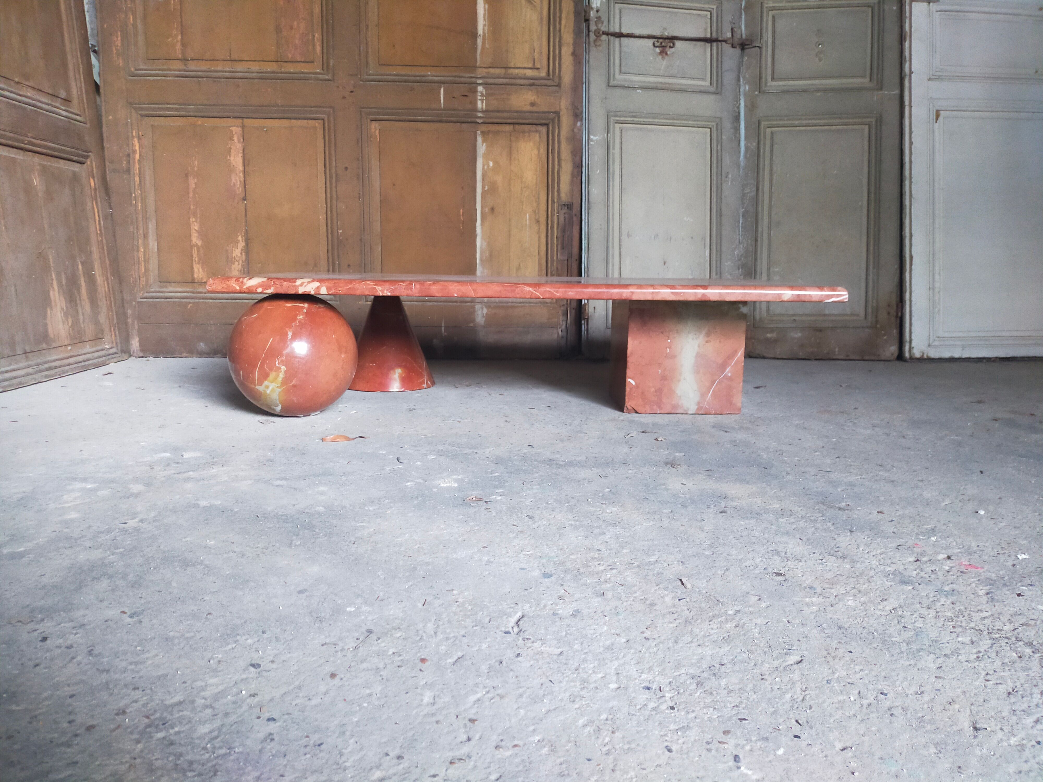 Table basse italienne en marbre